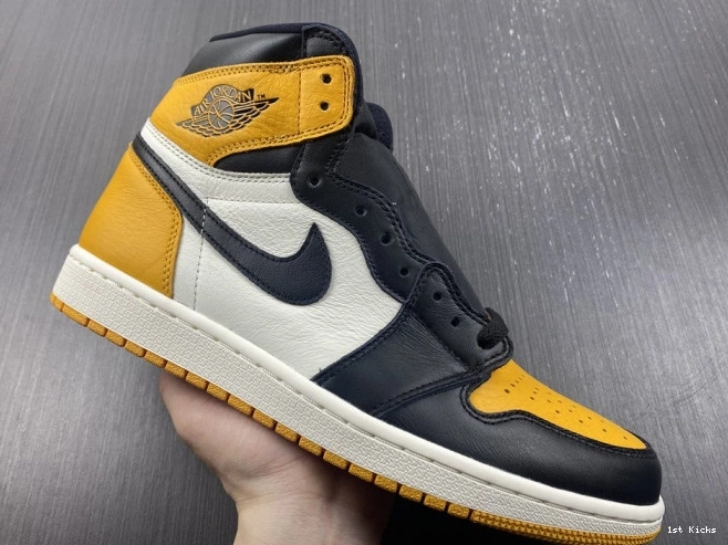 OG Yellow 555088-711 1 High Jordan Air Toe 0805